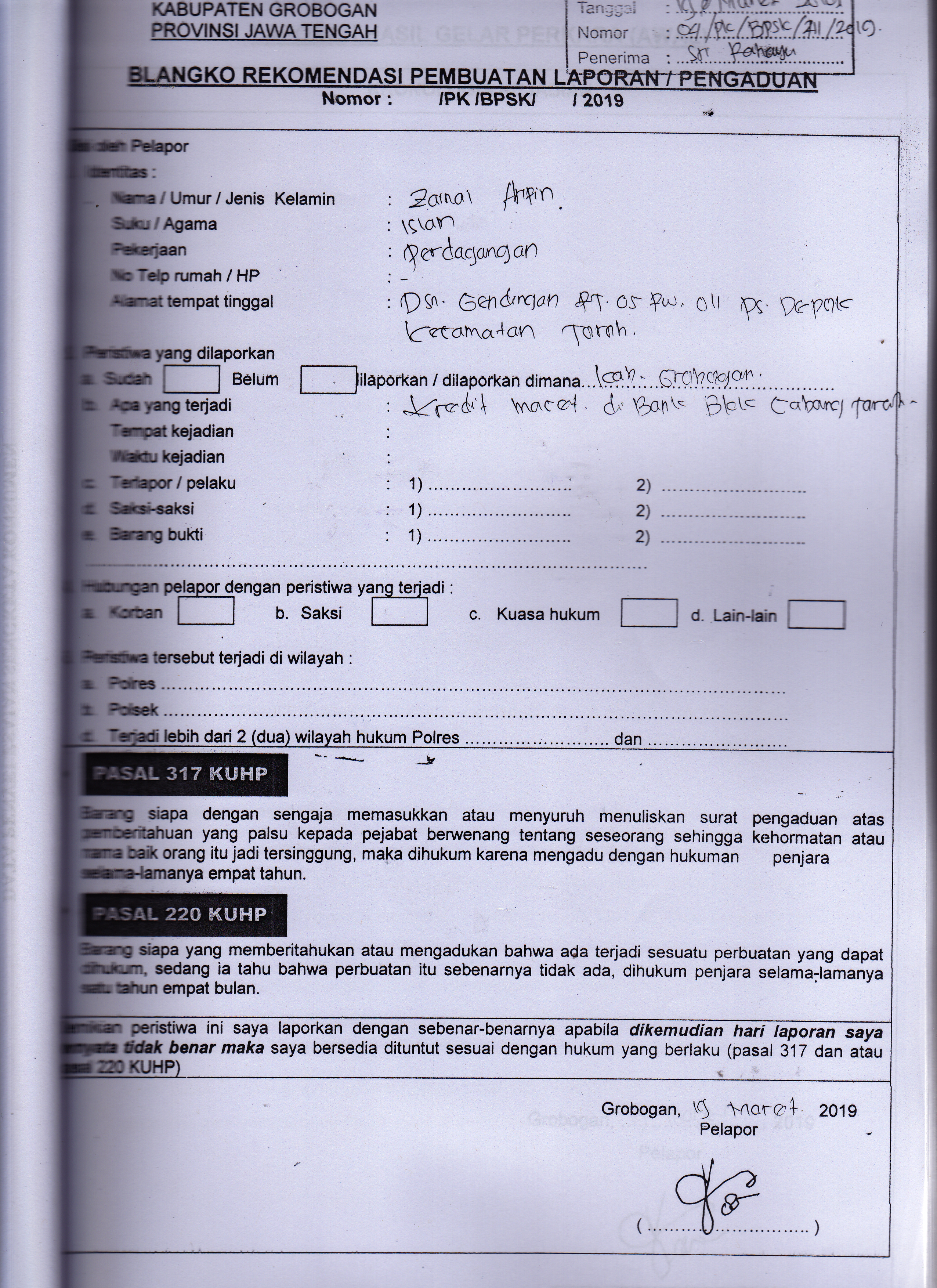 Surat Aduan 4
